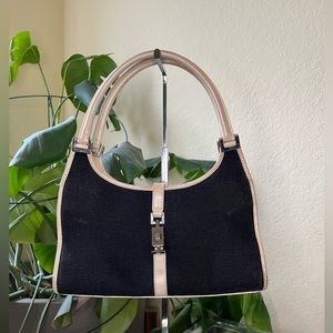 Vintage Gucci Jackie Canvas Bag